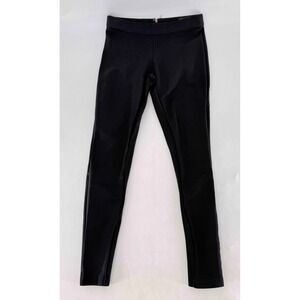J. Crew Pixie Pants Womens 4R Black Zipper Front Stretch Slim‎ Leggings Preppy